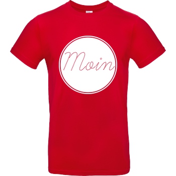 Miamouz Mia - Moin im Kreis T-Shirt B&C EXACT 190 - Rot