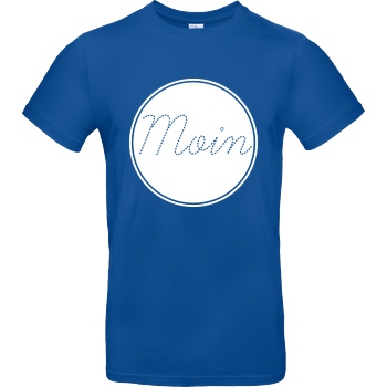 Miamouz Mia - Moin im Kreis T-Shirt B&C EXACT 190 - Royal