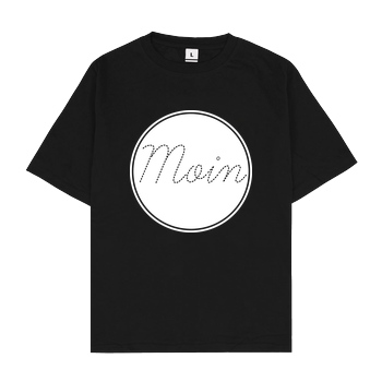 Miamouz Mia - Moin im Kreis T-Shirt Oversize T-Shirt - Schwarz