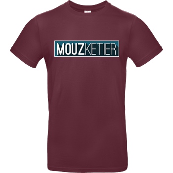 Miamouz Mia - Mouzketier T-Shirt B&C EXACT 190 - Bordeaux