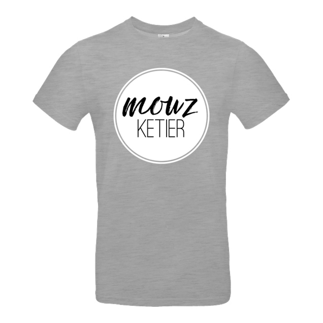 Miamouz - Mia - Mouzketier im Kreis - T-Shirt - B&C EXACT 190 - heather grey