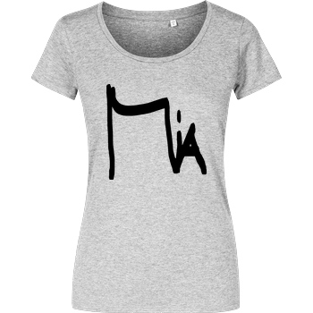 Miamouz Miamouz - Unterschrift T-Shirt Damenshirt heather grey