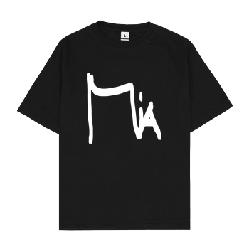 Miamouz Miamouz - Unterschrift T-Shirt Oversize T-Shirt - Schwarz