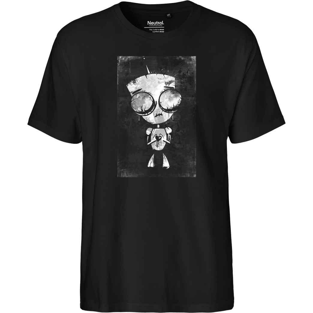 Mien Wayne Mien Wayne - Heartless GIR T-Shirt Fairtrade T-Shirt - schwarz