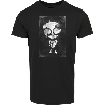 Mien Wayne Mien Wayne - Heartless GIR T-Shirt Hausmarke T-Shirt  - Schwarz