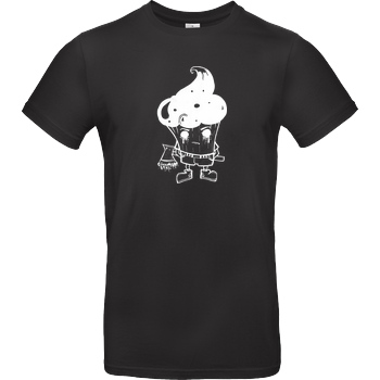 Mien Wayne Mien Wayne - Zombie Cupcake T-Shirt B&C EXACT 190 - Schwarz