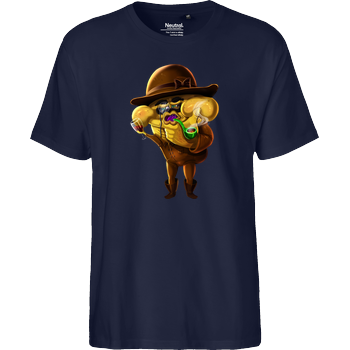 MiiMii - Detektiv Fairtrade T-Shirt - navy