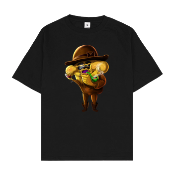 MiiMii - Detektiv Oversize T-Shirt - Schwarz