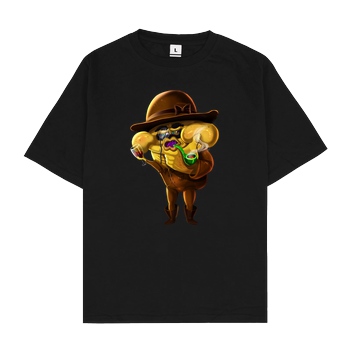 Mii Mii MiiMii - Detektiv T-Shirt Oversize T-Shirt - Schwarz