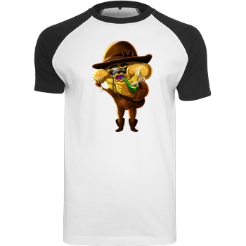 Mii Mii MiiMii - Detektiv T-Shirt Raglan-Shirt weiß