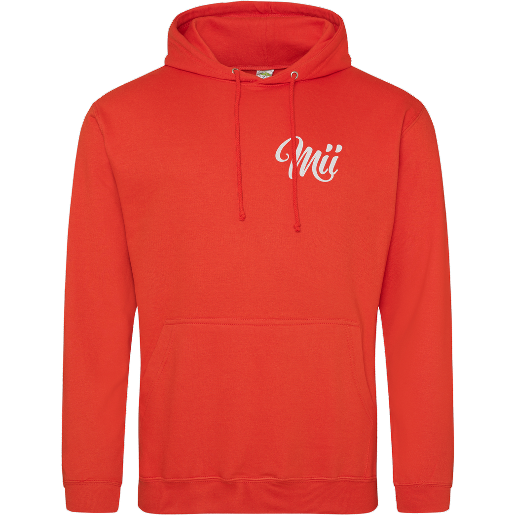 Mii Mii MiiMii - embroided Logo Sweatshirt JH Hoodie - Orange
