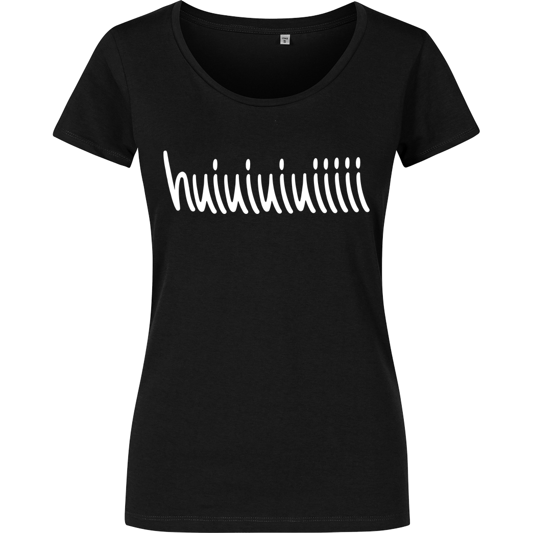 Mii Mii MiiMii - huiuiuiuiiiiii T-Shirt Damenshirt schwarz