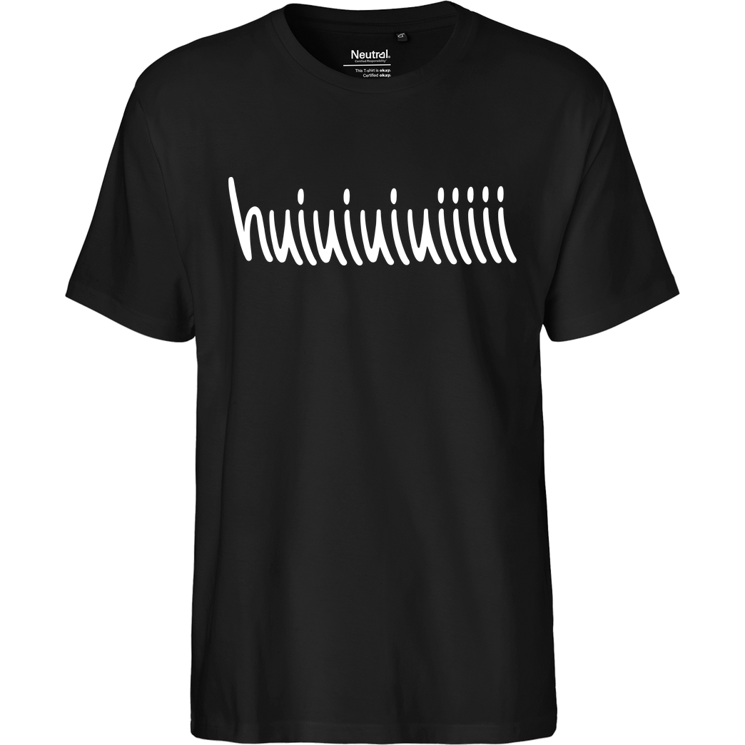 Mii Mii MiiMii - huiuiuiuiiiiii T-Shirt Fairtrade T-Shirt - schwarz