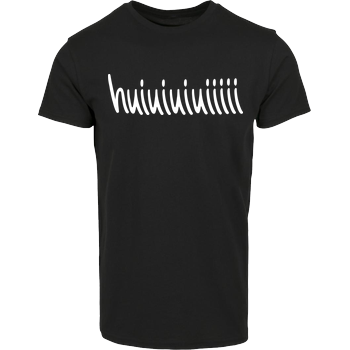 MiiMii - huiuiuiuiiiiii Hausmarke T-Shirt  - Schwarz