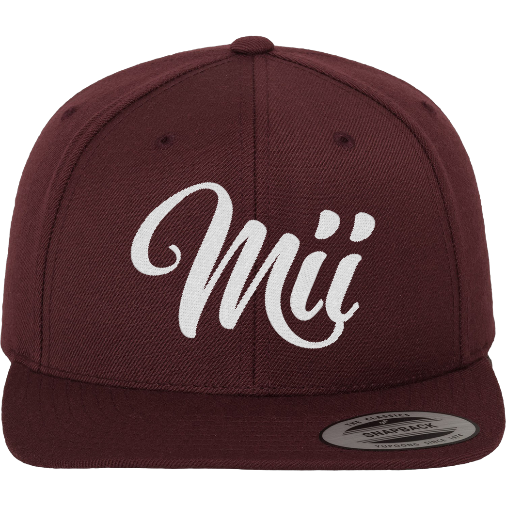 Mii Mii MiiMii - Logo Cap Cap Cap bordeaux