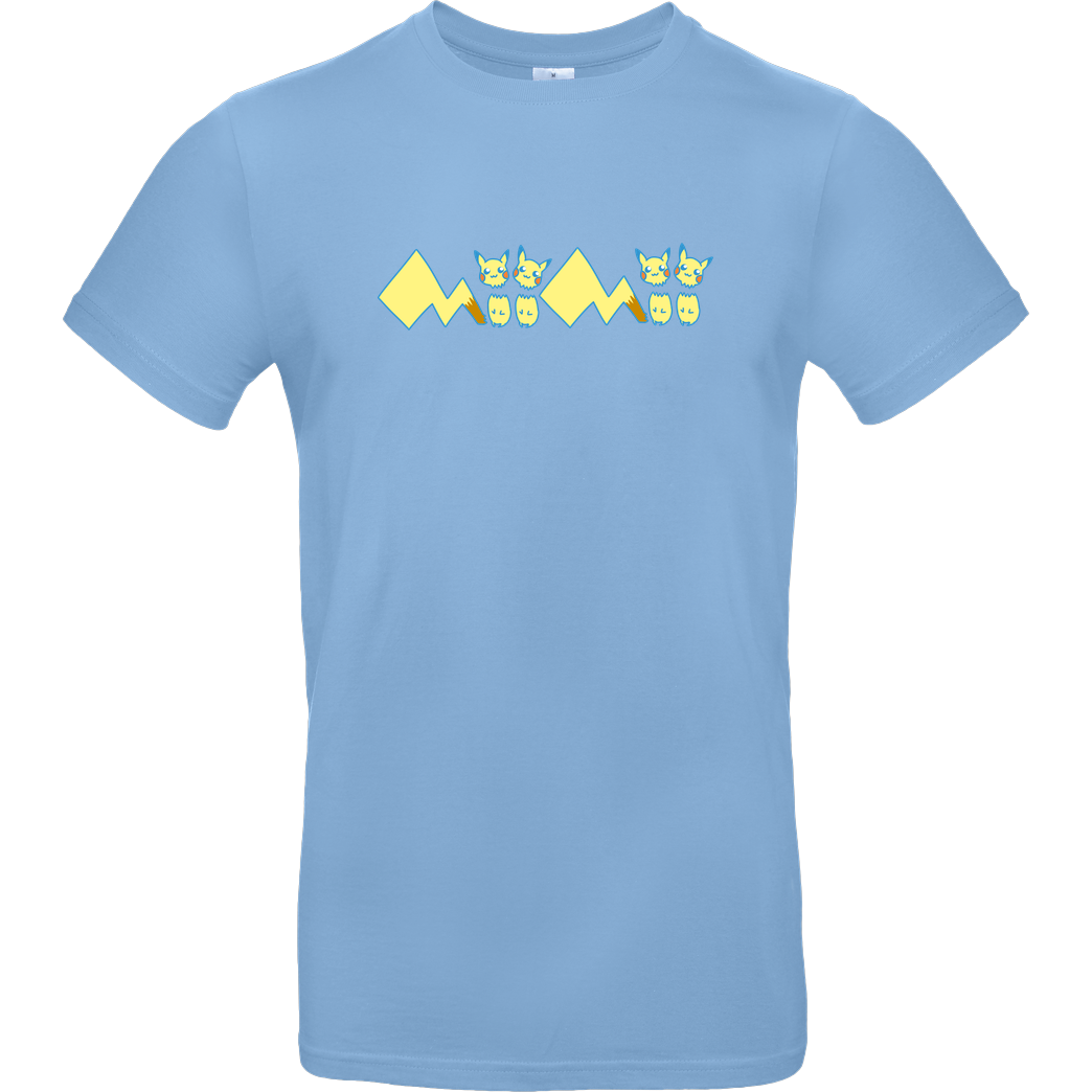 Mii Mii MiiMii - Pika T-Shirt B&C EXACT 190 - Hellblau