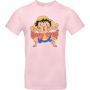 Mii Mii MiiMii - Ruffy T-Shirt B&C EXACT 190 - Rosa