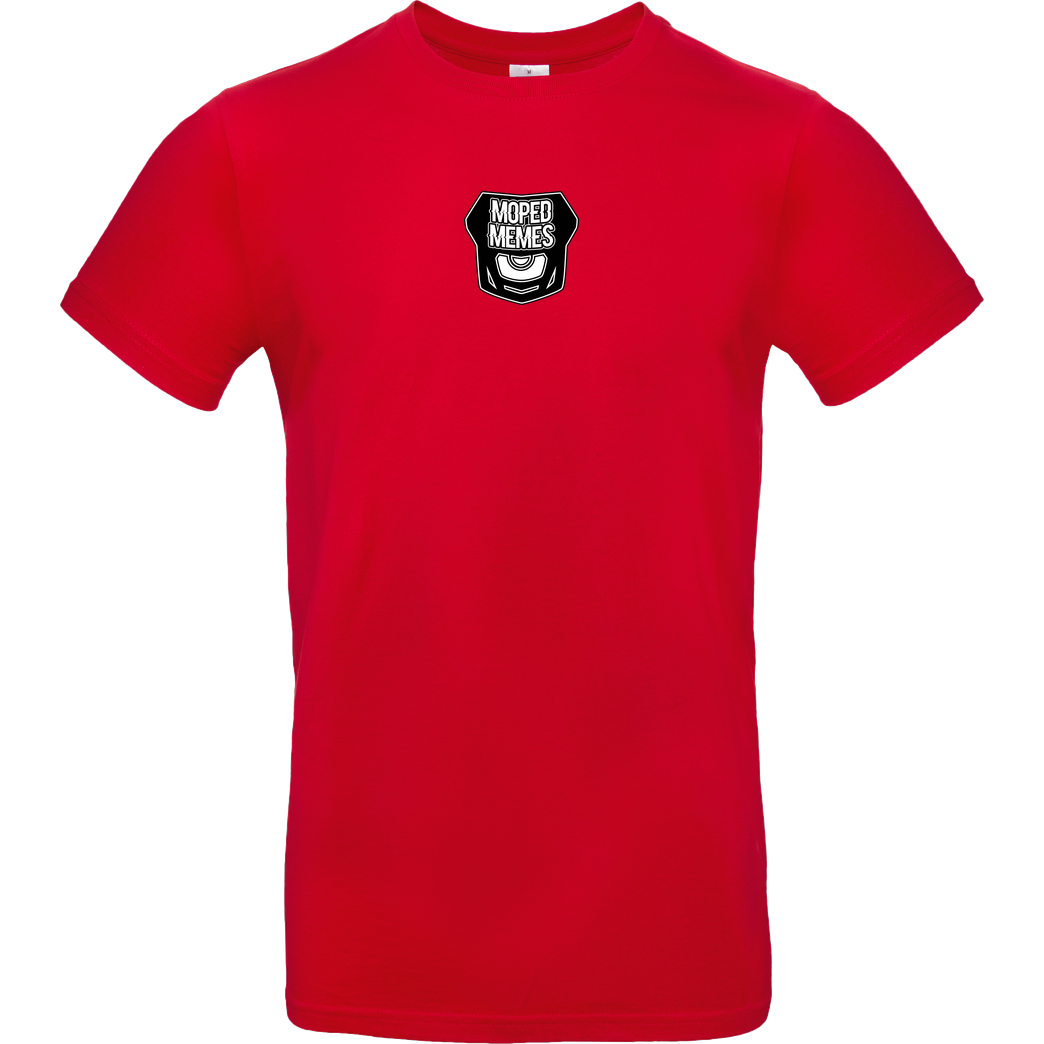 MOPEDMEMMES Mopedmemes - Logo T-Shirt B&C EXACT 190 - Rot