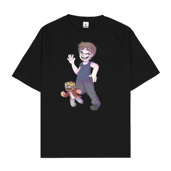 MrMoregame MrMore - Avatar T-Shirt Oversize T-Shirt - Schwarz