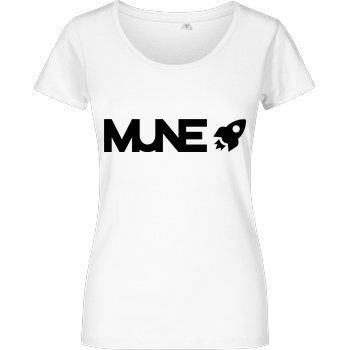 IamHaRa Mune Logo T-Shirt Damenshirt weiss