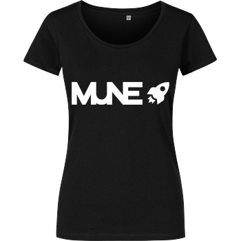 IamHaRa Mune Logo T-Shirt Damenshirt schwarz