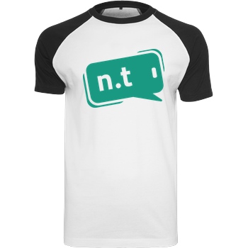 neuland.tips neuland.tips - Logo T-Shirt Raglan-Shirt weiß