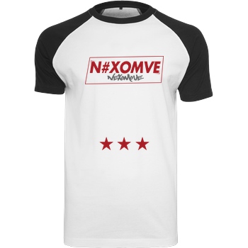 nexotekHD NexotekHD - Nexomove T-Shirt Raglan-Shirt weiß