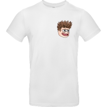 NichtNilo NichtNilo - FeelsGoodMan Pocket T-Shirt B&C EXACT 190 - Weiß