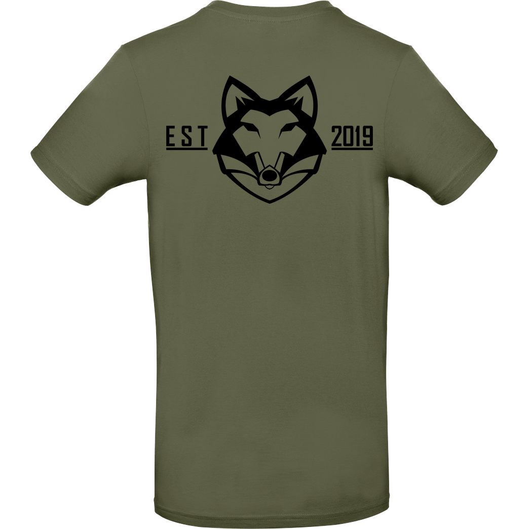 Niklas Wetterhahn Niklas Wetterhahn - Wolf Logo T-Shirt B&C EXACT 190 - Khaki
