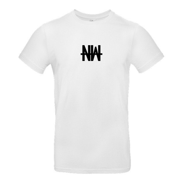 Niklas Wetterhahn - Niklas Wetterhahn - Wolf Logo - T-Shirt - B&C EXACT 190 - Weiß
