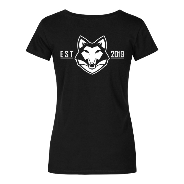 Niklas Wetterhahn - Niklas Wetterhahn - Wolf Logo - T-Shirt - Damenshirt schwarz