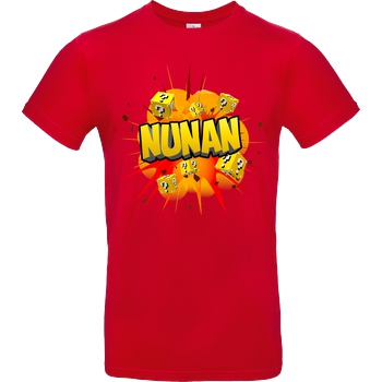 Nunan Nunan - Explosion T-Shirt B&C EXACT 190 - Rot