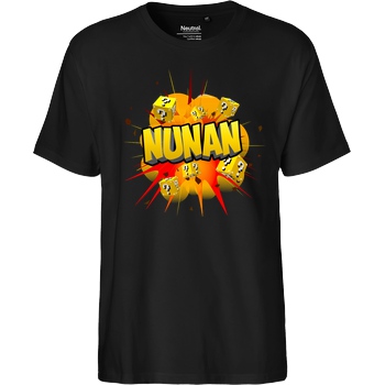 Nunan Nunan - Explosion T-Shirt Fairtrade T-Shirt - schwarz