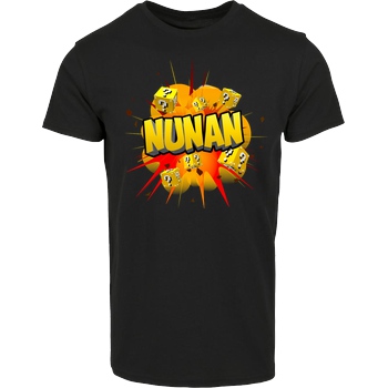 Nunan Nunan - Explosion T-Shirt Hausmarke T-Shirt  - Schwarz