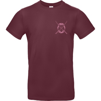 Nyalina Nyalina - Katana pink T-Shirt B&C EXACT 190 - Bordeaux