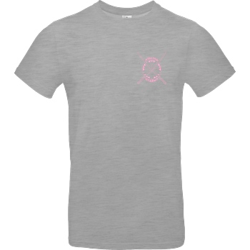 Nyalina Nyalina - Katana pink T-Shirt B&C EXACT 190 - heather grey