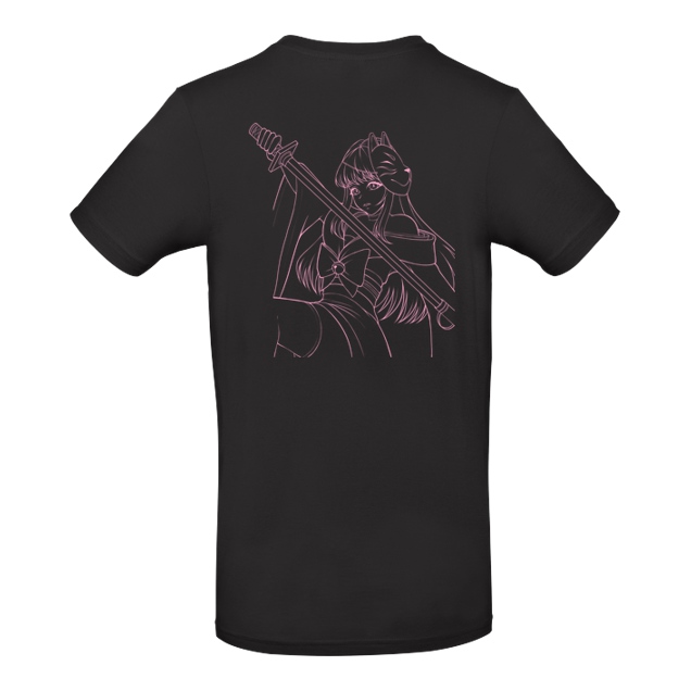 Nyalina - Nyalina - Katana pink - T-Shirt - B&C EXACT 190 - Schwarz