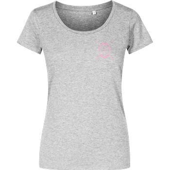 Nyalina Nyalina - Katana pink T-Shirt Damenshirt heather grey