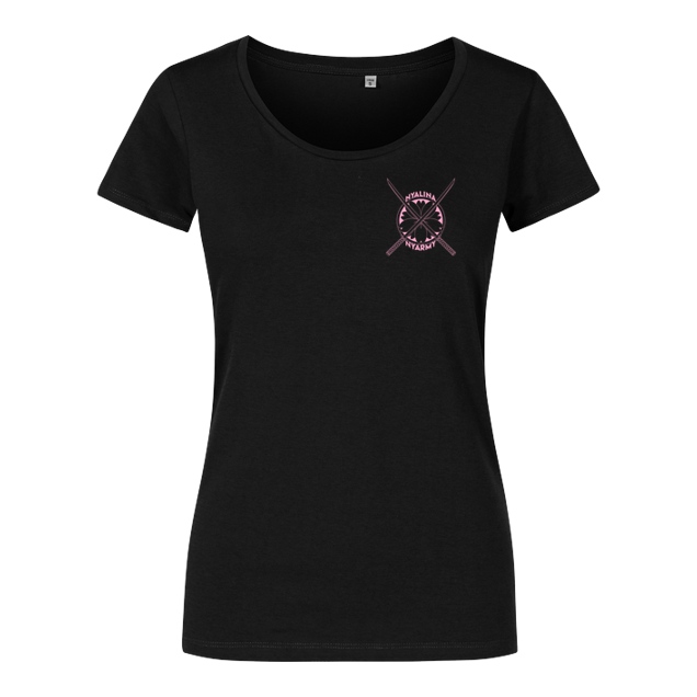 Nyalina - Nyalina - Katana pink - T-Shirt - Damenshirt schwarz