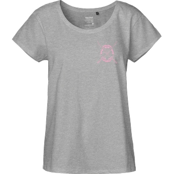 Nyalina Nyalina - Katana pink T-Shirt Fairtrade Loose Fit Girlie - heather grey