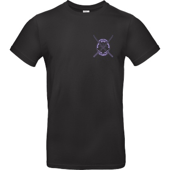 Nyalina Nyalina - Kunai purple T-Shirt B&C EXACT 190 - Schwarz