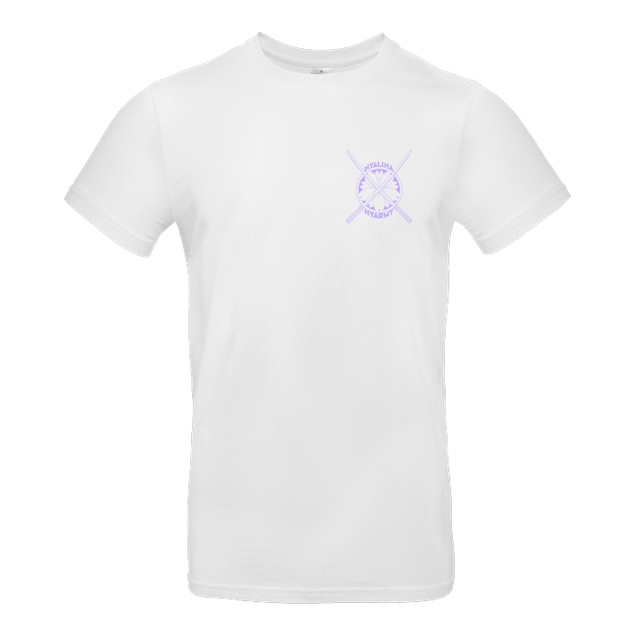 Nyalina - Nyalina - Kunai purple - T-Shirt - B&C EXACT 190 - Weiß