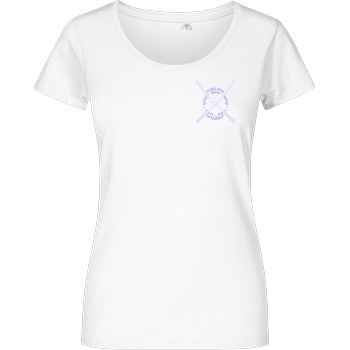 Nyalina Nyalina - Kunai purple T-Shirt Damenshirt weiss