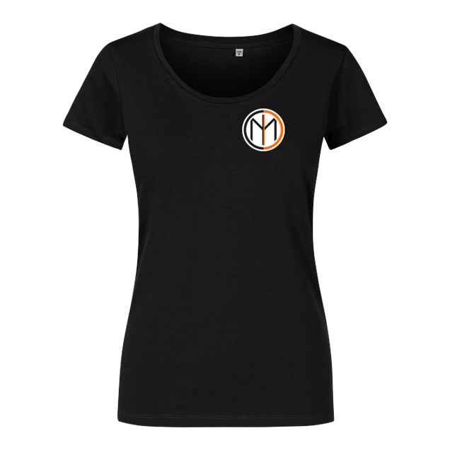 Omid - O - Logo - T-Shirt - Damenshirt schwarz