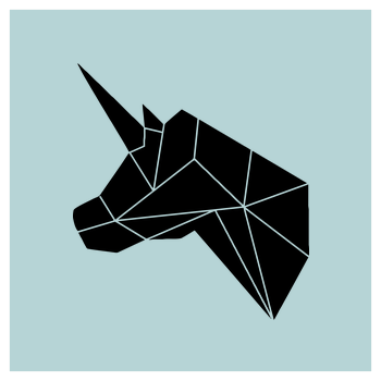 OliPocket - Logo Kunstdruck Quadrat mint