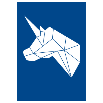OliPocket - Logo Kunstdruck royal