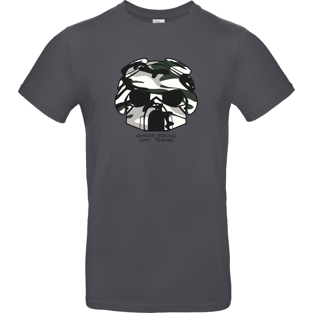 bjin94 Omega Squad Cpt. Teemo T-Shirt B&C EXACT 190 - Dark Grey