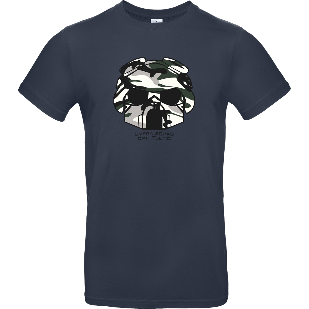 bjin94 Omega Squad Cpt. Teemo T-Shirt B&C EXACT 190 - Navy