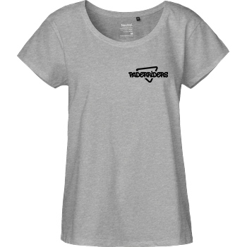 PaderRiders PaderRiders - Bunny T-Shirt Fairtrade Loose Fit Girlie - heather grey