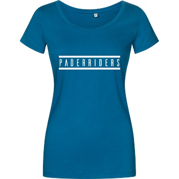 PaderRiders PaderRiders - Logo T-Shirt Damenshirt petrol